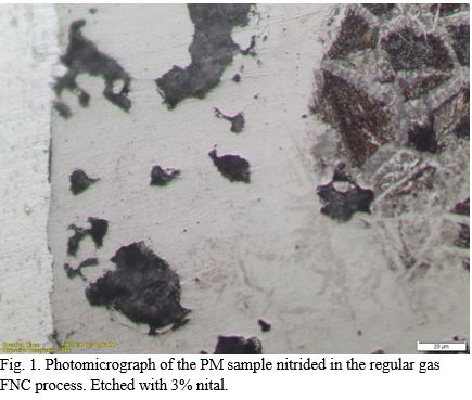 Powder Metal Nitrided in Gas Ferritic Nitrocarburizing Process