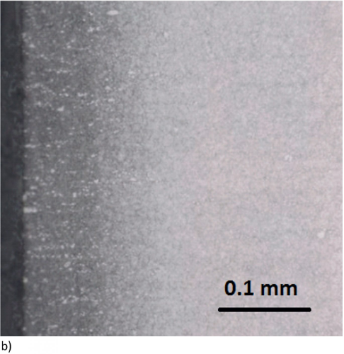Figure 8b Photomicrograph of the nitrided layer